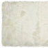 2' X 3' Black Faux Sheepskin Animal Print Washable Area Rug
